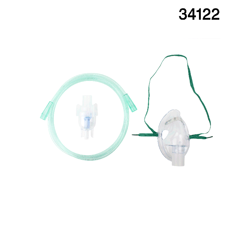 dynarex small volume nebulizer 6cc cup w 7 2 1 m tubing and t piece mouthpiece standar