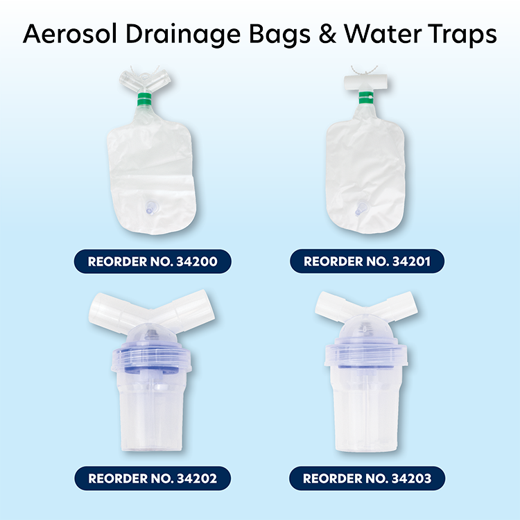 Dynarex Aerosol Drainage Bags and Water Traps