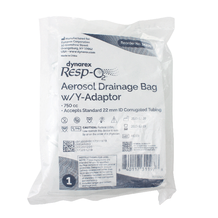 Dynarex Aerosol Drainage Bags and Water Traps