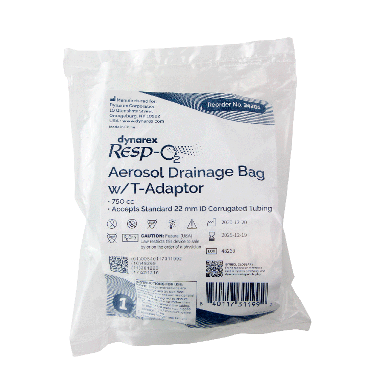 Dynarex Aerosol Drainage Bags and Water Traps