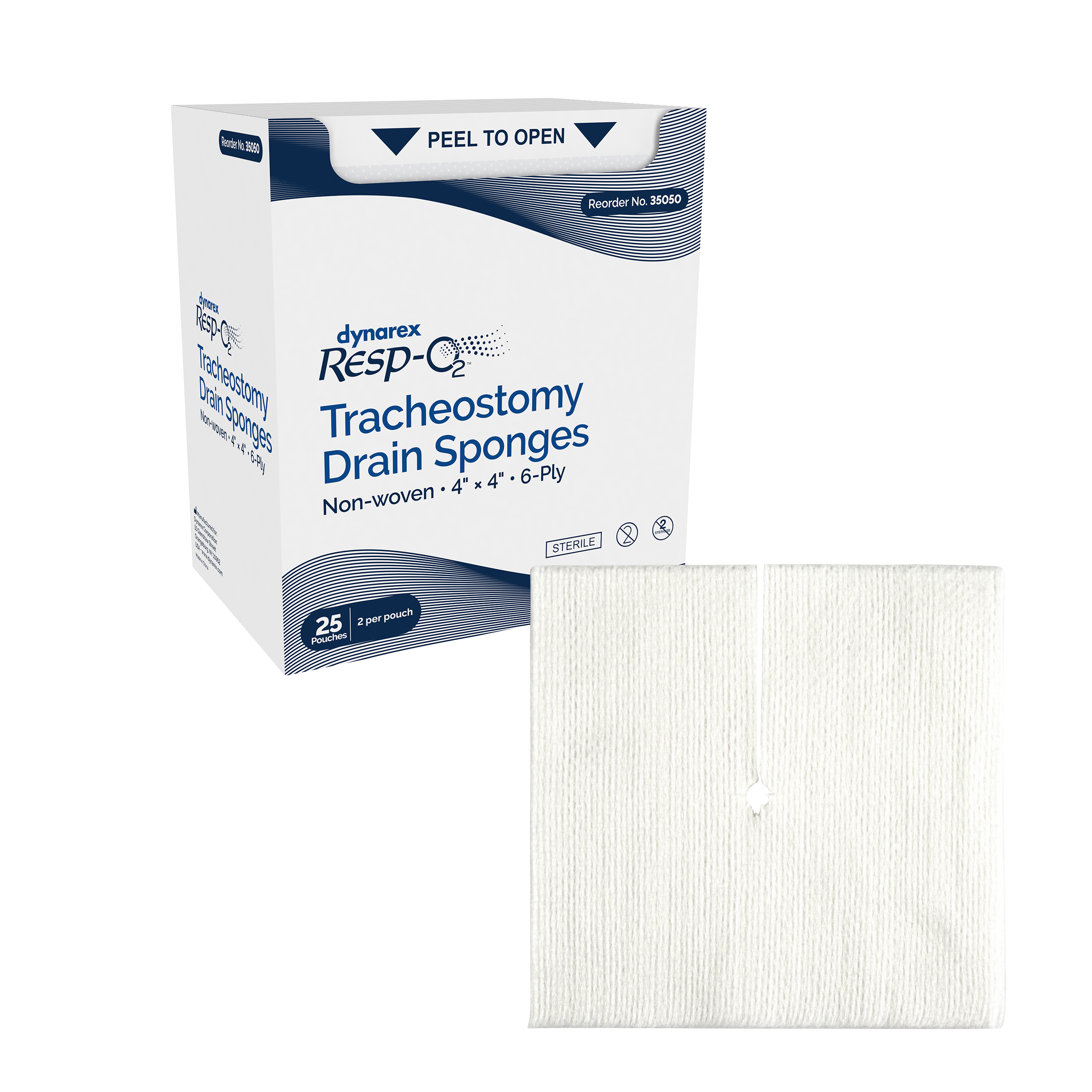 Dynarex Tracheostomy Sponges