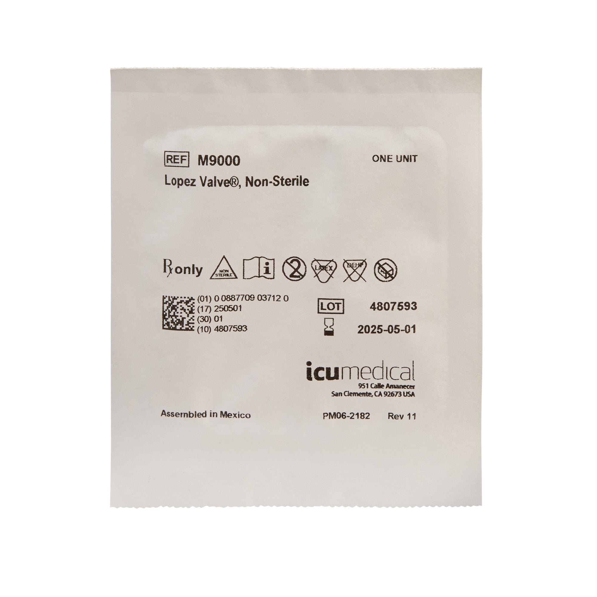 Enteral Feeding Valve Lopez, Packaging Type- Case