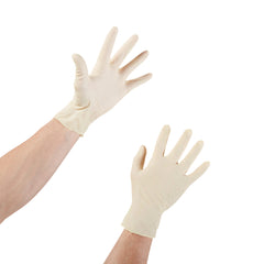 Exam Glove McKesson Confiderm Medium NonSterile Latex Standard Cuff Length Smooth Ivory Not Rated | 10Box/Case