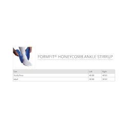 Ankle Brace Ossur FormFit Honeycomb One Size Fits Most Hook and Loop Closure Right Foot,Packaging Type- Each