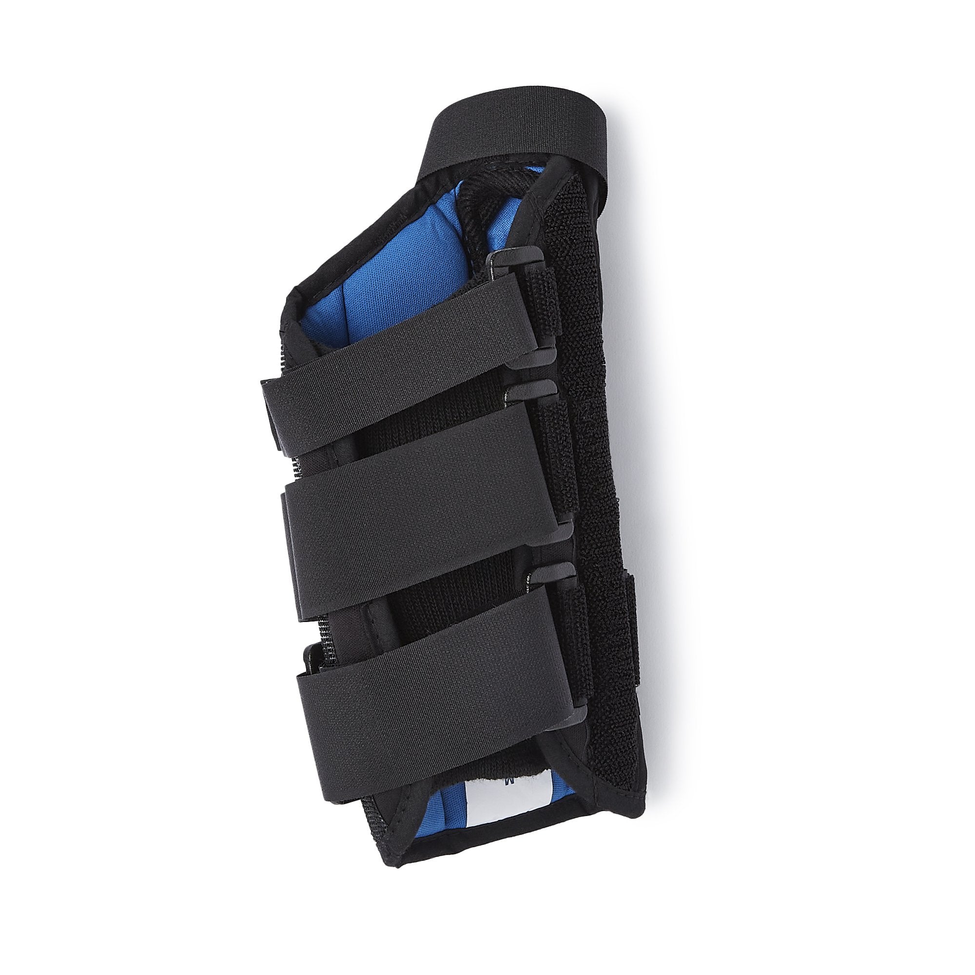 Wrist Brace with Abducted Thumb ProCare ComfortFORM Aluminum / Foam / Spandex / Plastic Left Hand Black Medium,Packaging Type- Each