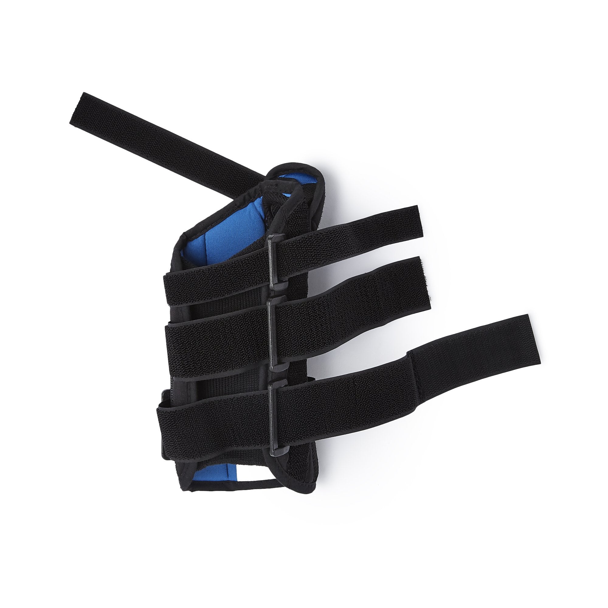 Wrist Brace with Abducted Thumb ProCare ComfortFORM Aluminum / Foam / Spandex / Plastic Left Hand Black Medium,Packaging Type- Each