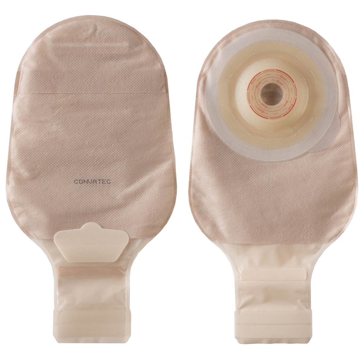 Ostomy Pouch Esteem + Flex One-Piece System Convex V1, Trim to Fit 13/16 to 1-11/16 Inch Stoma Drainable | 10/BOX Default Title