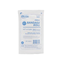 Fluff Bandage Roll Dukal 4-1/2 Inch X 4-1/10 Yard 6-Ply Sterile 1 per Pack