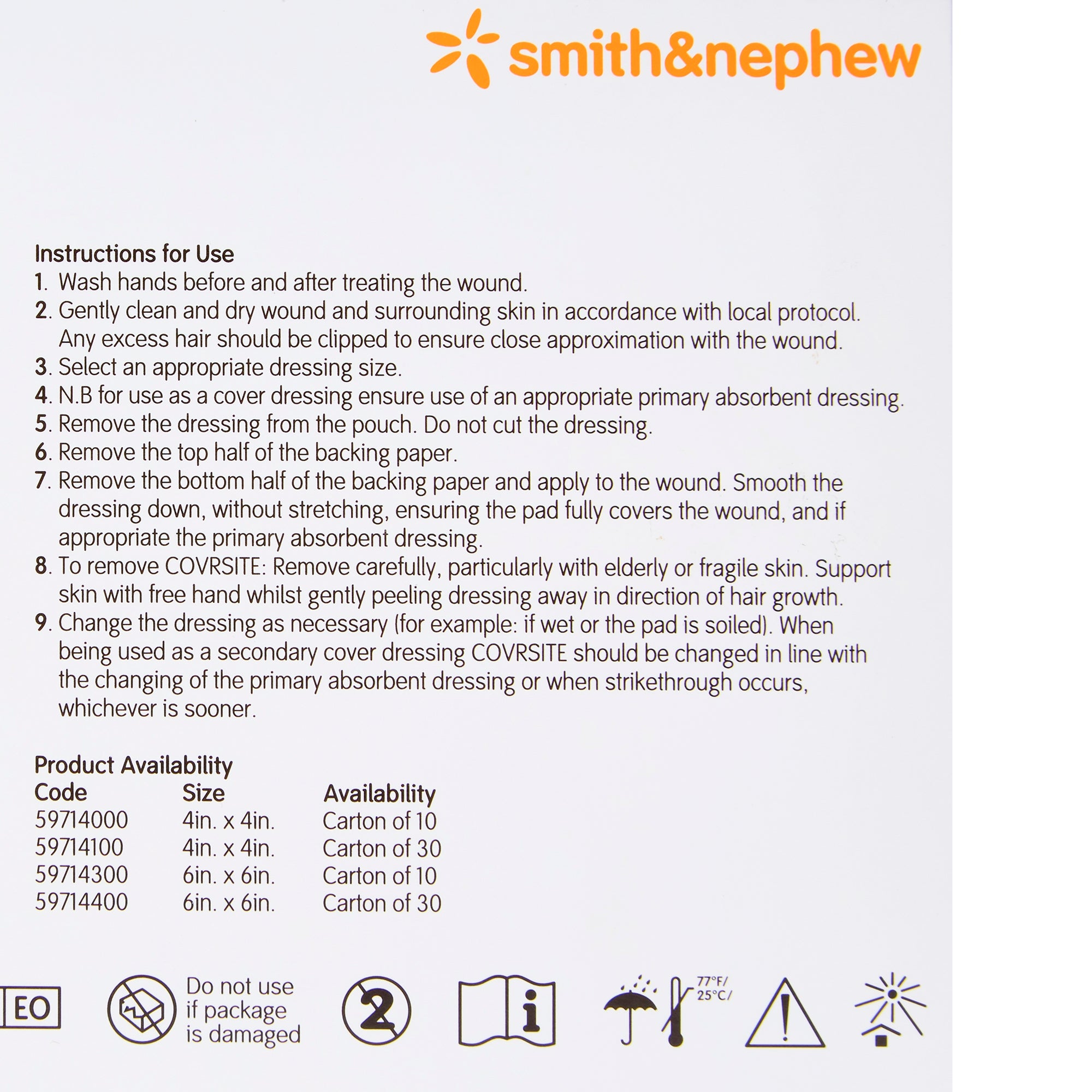 Composite Dressing Covrsite 4 X 4 Inch Square NonSterile Film Backing,Packaging Type- Box