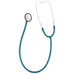General Exam Stethoscope McKesson Teal Blue 1-Tube 21 Inch Tube Single Sided Chestpiece, Packaging Type- Each