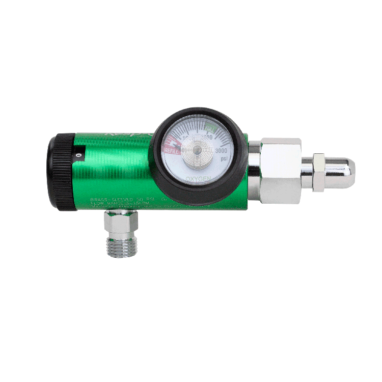 Dynarex CGA 540 Style Oxygen Regulator - 0-15 LPM