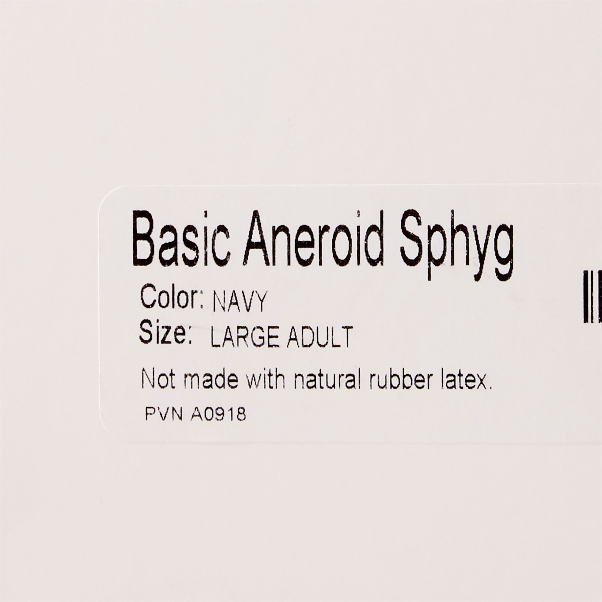 Aneroid Sphygmomanometer Unit BASIC Large Adult Cuff Nylon Cuff 34 - 50 cm Pocket Aneroid, Packaging Type- Each