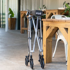 Wonder Rollator Plus - Lightweight, Durable Walker with 4 Wheels, Adjustable Handle Height, and Easy-Folding Design for Enhanced Mobility and Comfort.