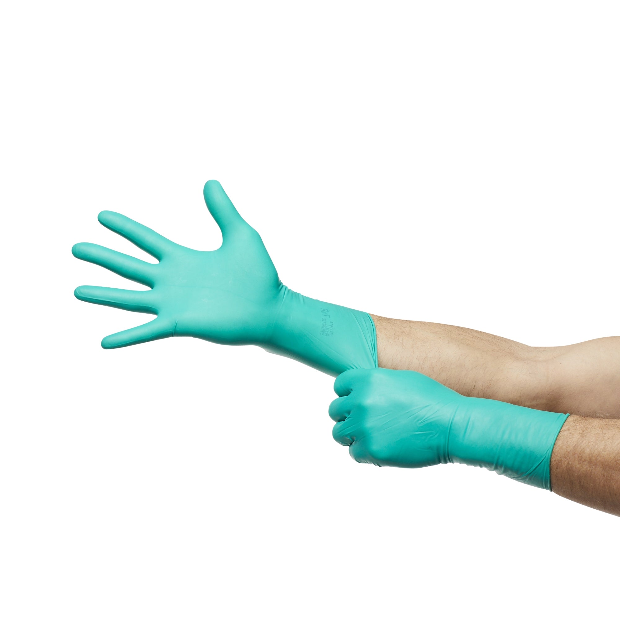 Surgical Glove GAMMEX Non-Latex Size 7.5 Sterile Polyisoprene Standard Cuff Length Micro-Textured Green Chemo Tested | 50Pair/Box