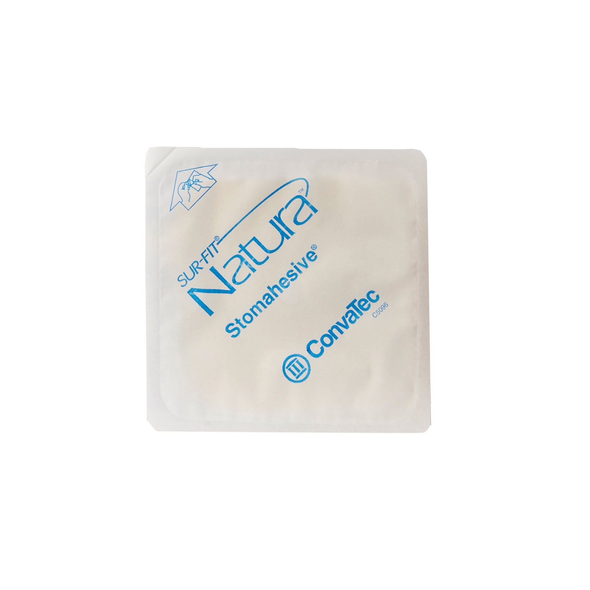 Ostomy Barrier Sur-Fit Natura Trim to Fit, Extended Wear Stomahesive Without Tape Sur-Fit Natura System Hydrocolloid 1 to 1-1/4 Inch Opening 4 X 4 Inch,Packaging Type- Box