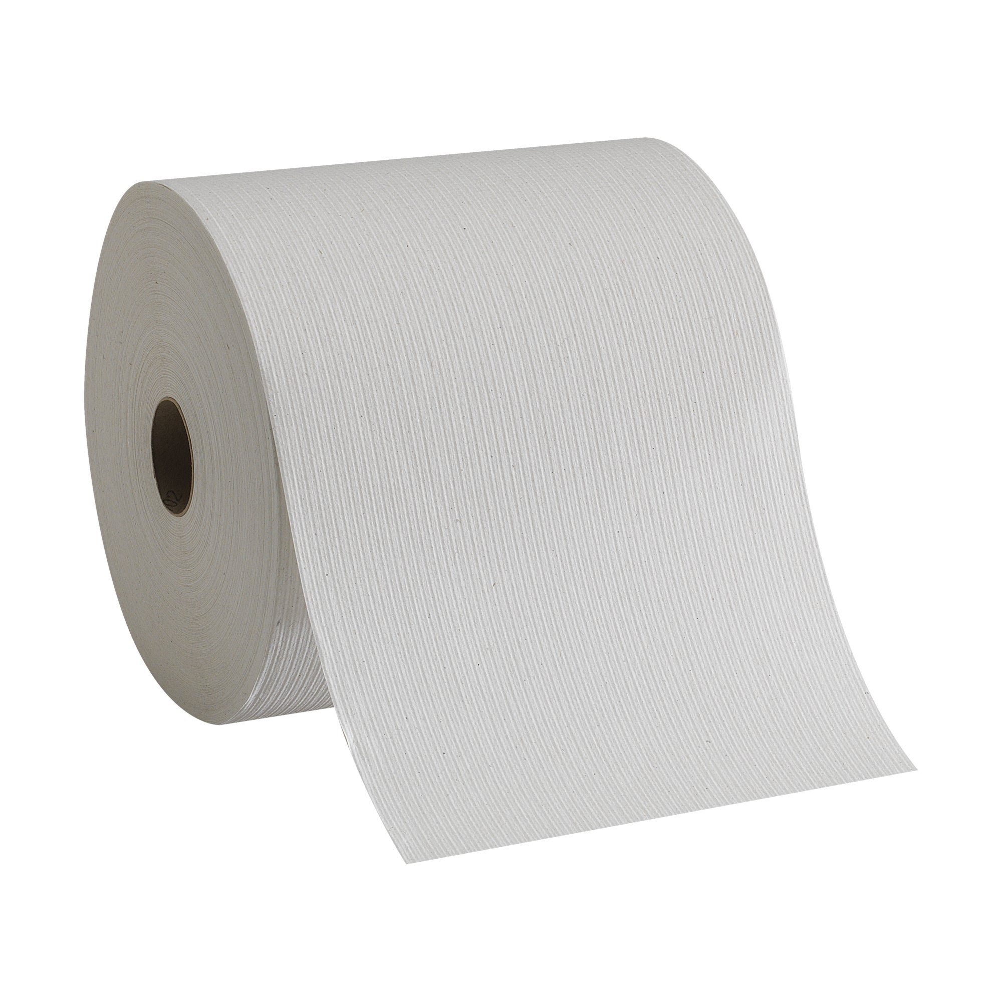 Pacific Blue Basic Hardwound Paper Towel Roll – White 1-Ply, 7-7/8 in x 800 ft, 100% Recycled (Case of 6)