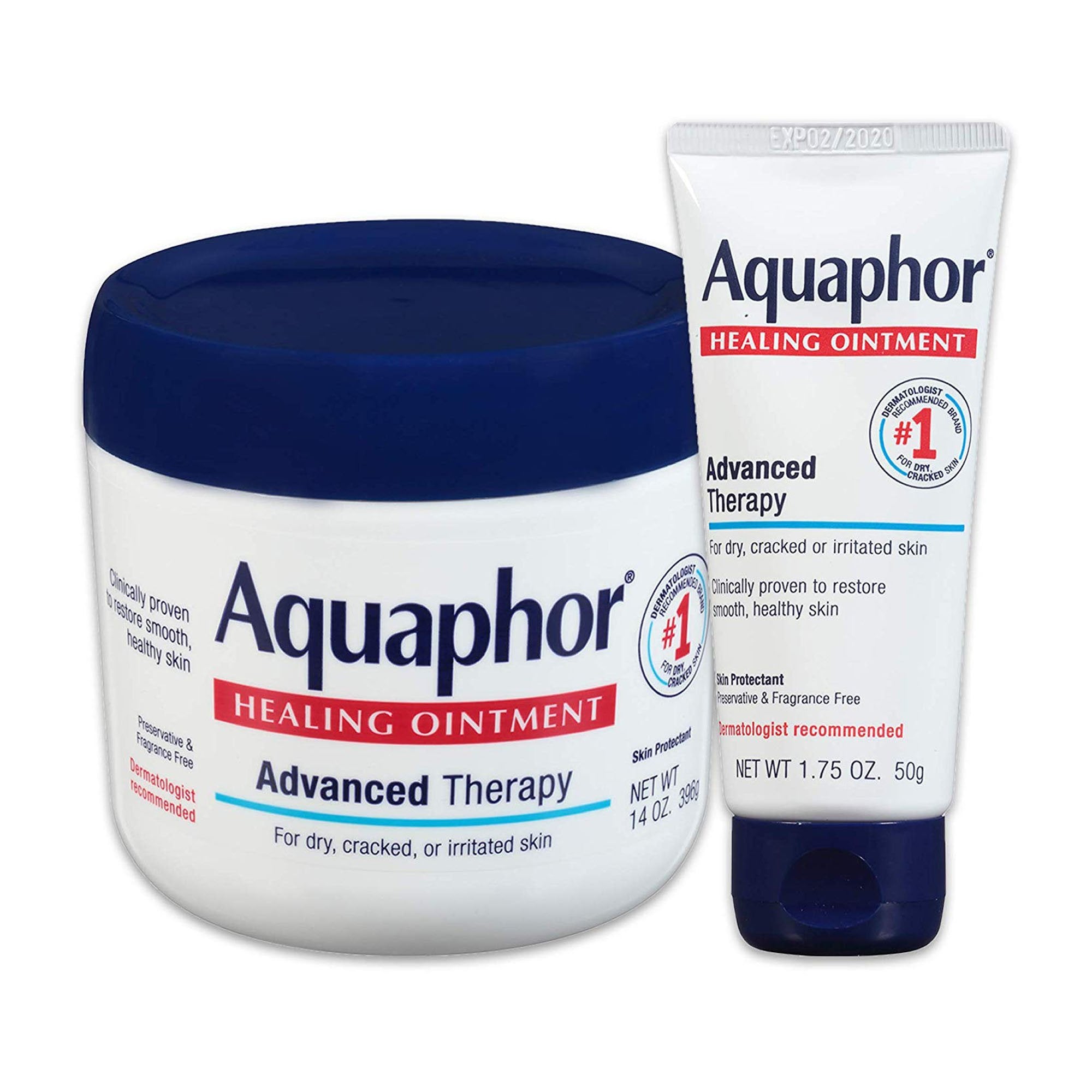 Hidratante para manos y cuerpo Aquaphor Advanced Therapy, tubo de 50 ml, ungüento sin perfume. Tipo de envase: individual.