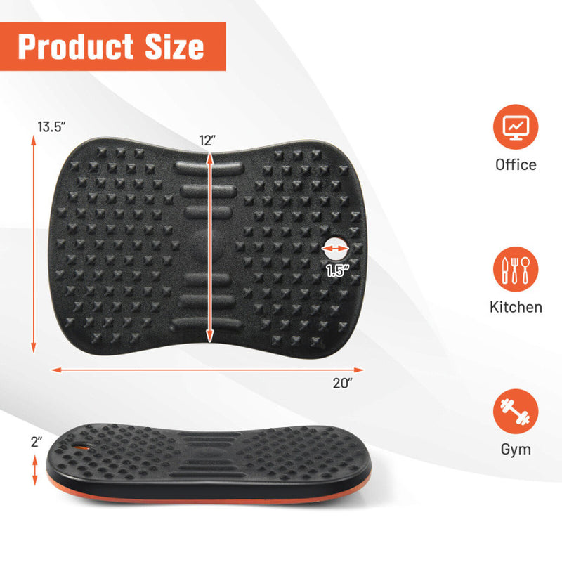 Anti Fatigue Wobble Balance Board Mat with Massage Points for Standing Desk