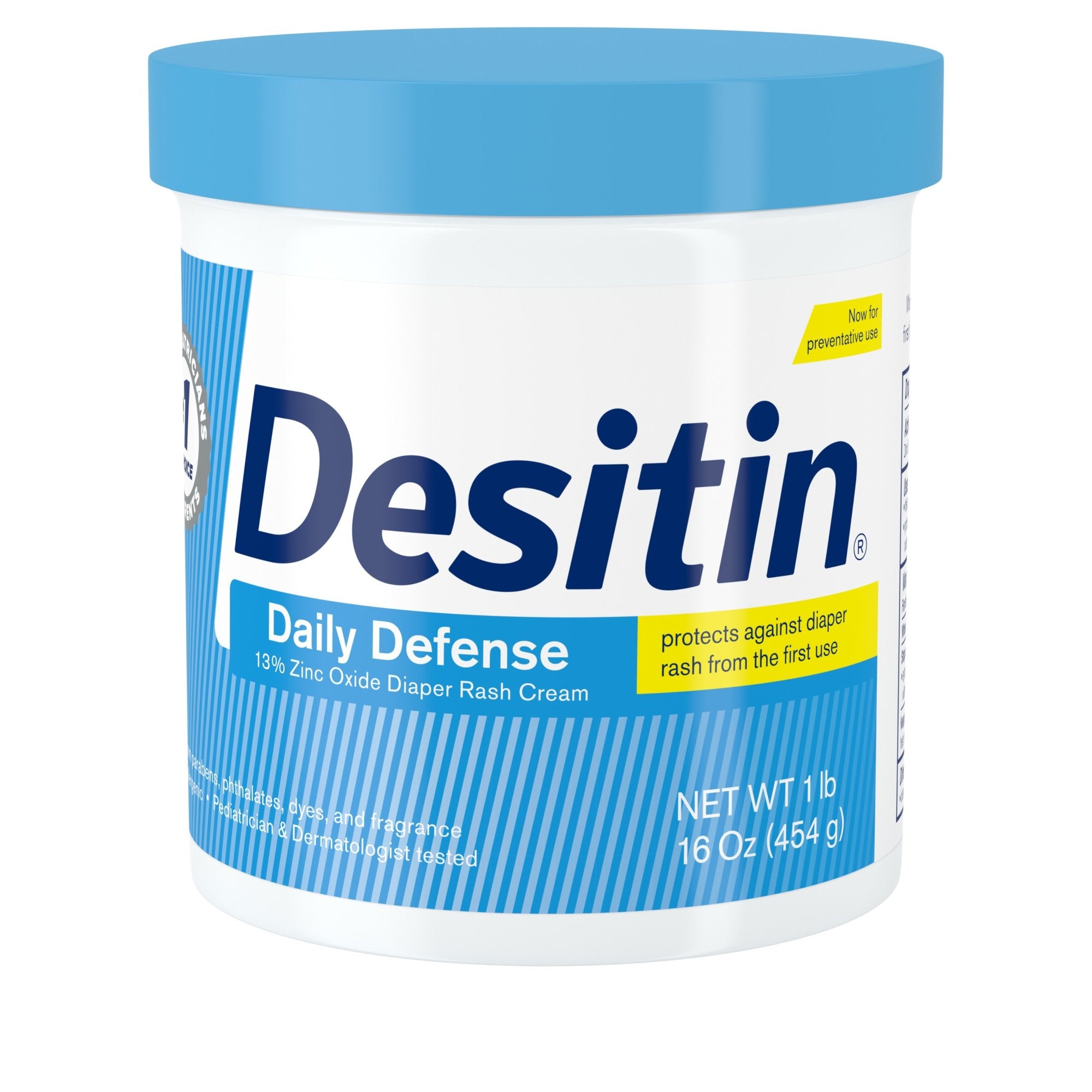 Diaper Rash Treatment Desitin Rapid Relief 16 oz. Jar Unscented Ointment