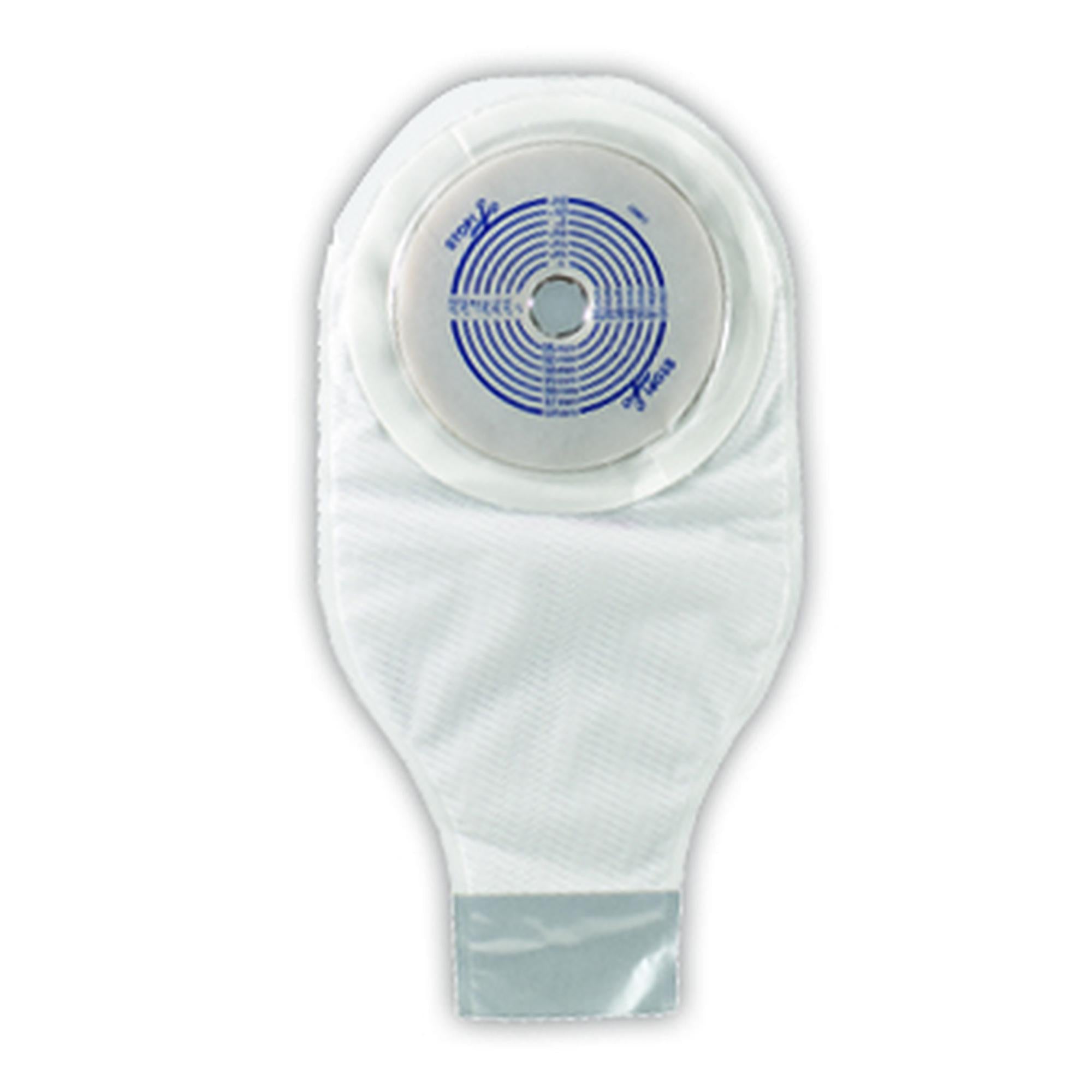 Colostomy Pouch ActiveLife One-Piece System 12 Inch Length Flat, Trim to Fit 3/4 to 2-1/2 Inch Stoma Drainable | 10/Box
