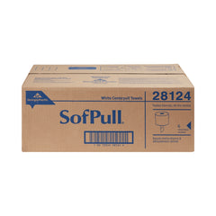 SofPull Perforated Center-Pull Paper Towels – White, 7-4/5 x 15 in, 320 Sheets/Roll (Case of 6)