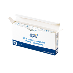 Dynarex Blue Metal Detectable Woven Bandage