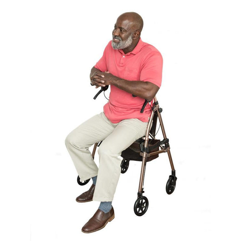 Elite Travel Rollator Micro - Lightweight, compact design for easy mobility. Perfect for indoor and outdoor use. Experience enhanced support and comfort on the go!