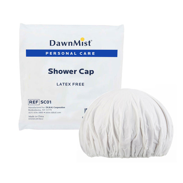 Shower Cap DawnMist One Size Fits Most Clear, Packaging Type- Box Default Title
