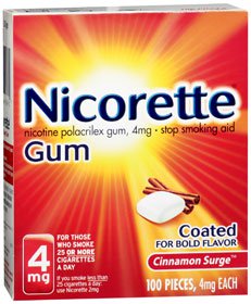 Stop Smoking Aid Nicorette 4 mg Strength Gum
