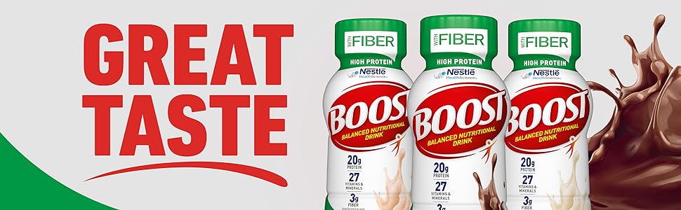 Oral Supplement Boost High Protein Very Vanilla Flavor Liquid 8 oz. Bottle