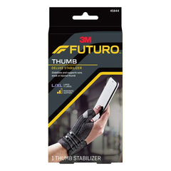 Thumb Stabilizer 3M Futuro Deluxe Adult Large / X-Large Lacing System Left or Right Hand Black,Packaging Type- Each
