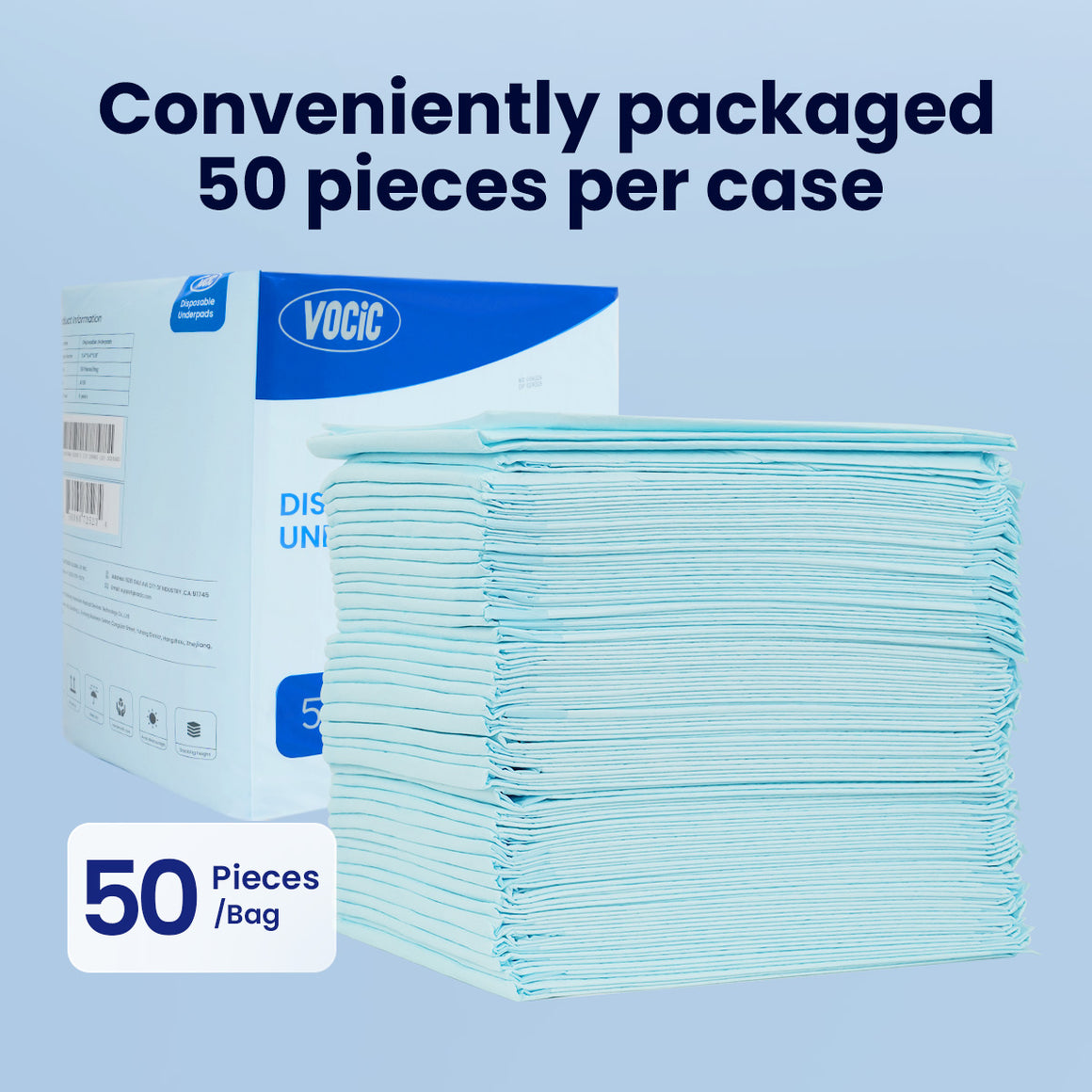 AT09 Extra Absorbency Adult Disposable Underpads - Leak-Proof Protection