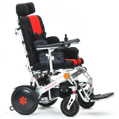 Powered electric wheelchair detail view