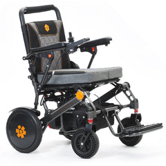 Electric wheelchair side angle mobility chair image