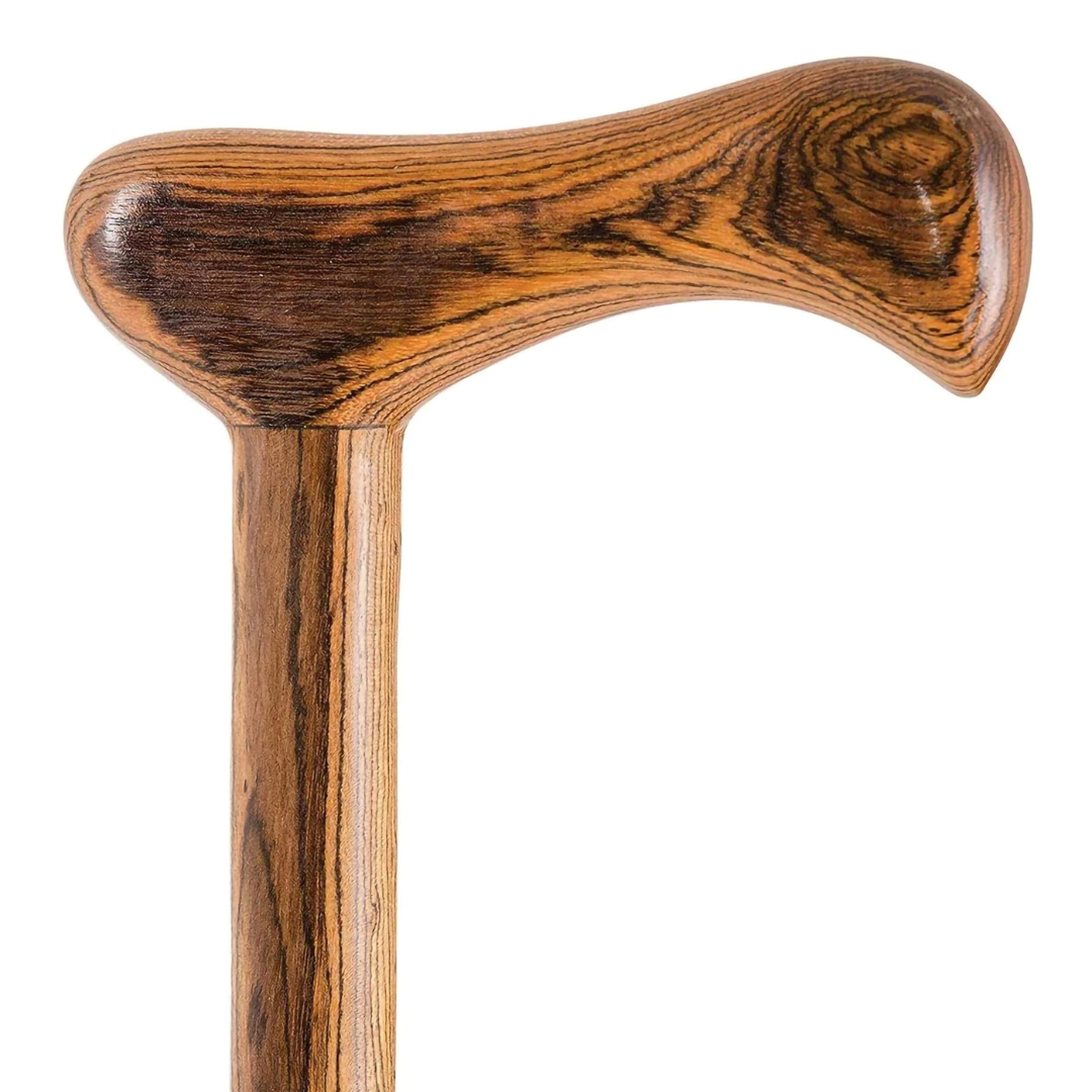 T-Handle Cane Brazos™ Twisted Wood 37 Inch Height Brown