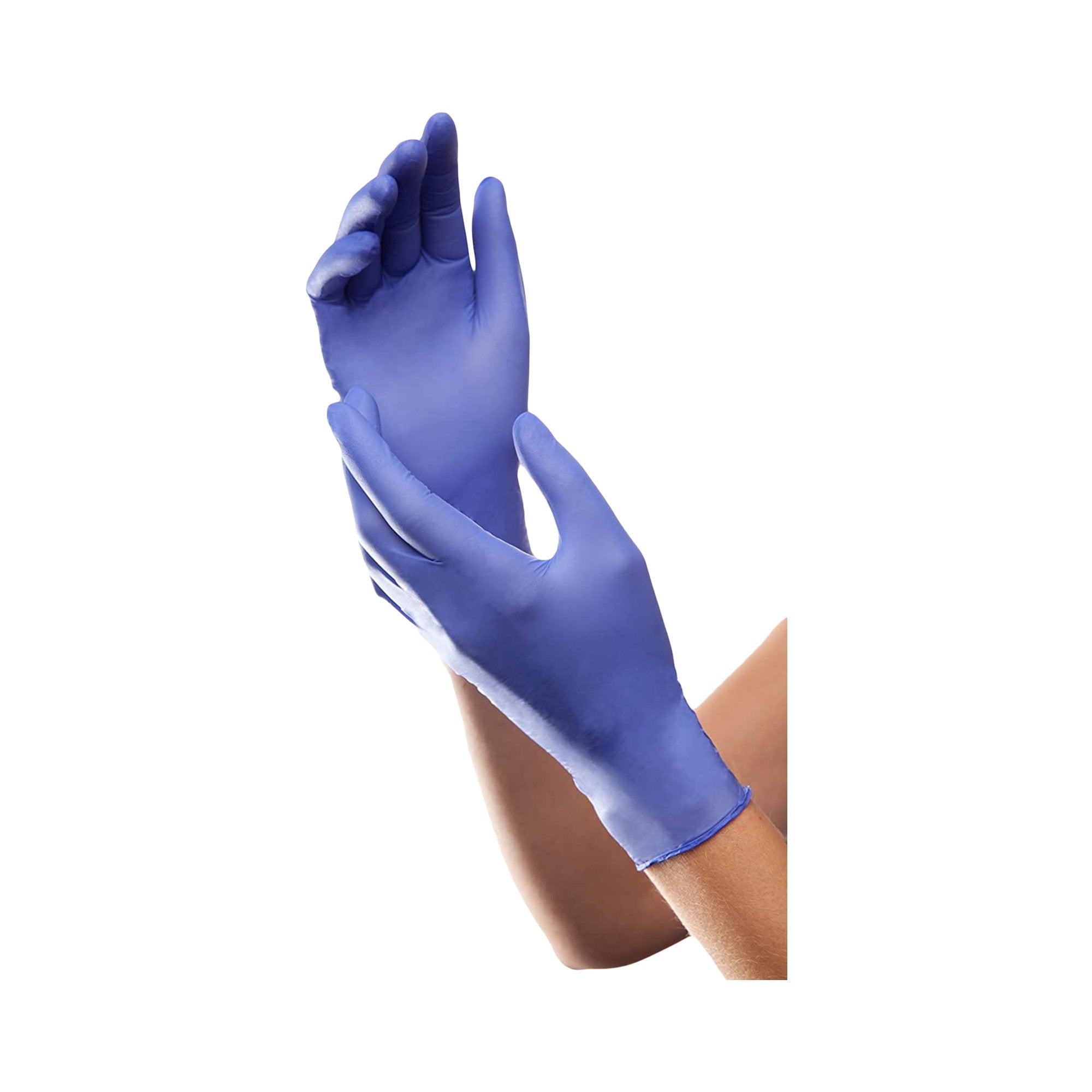 Exam Glove NEW AGE 9128 Series X-Large NonSterile Nitrile Standard Cuff Length Textured Fingertips Violet Blue Chemo Tested / Fentanyl Tested