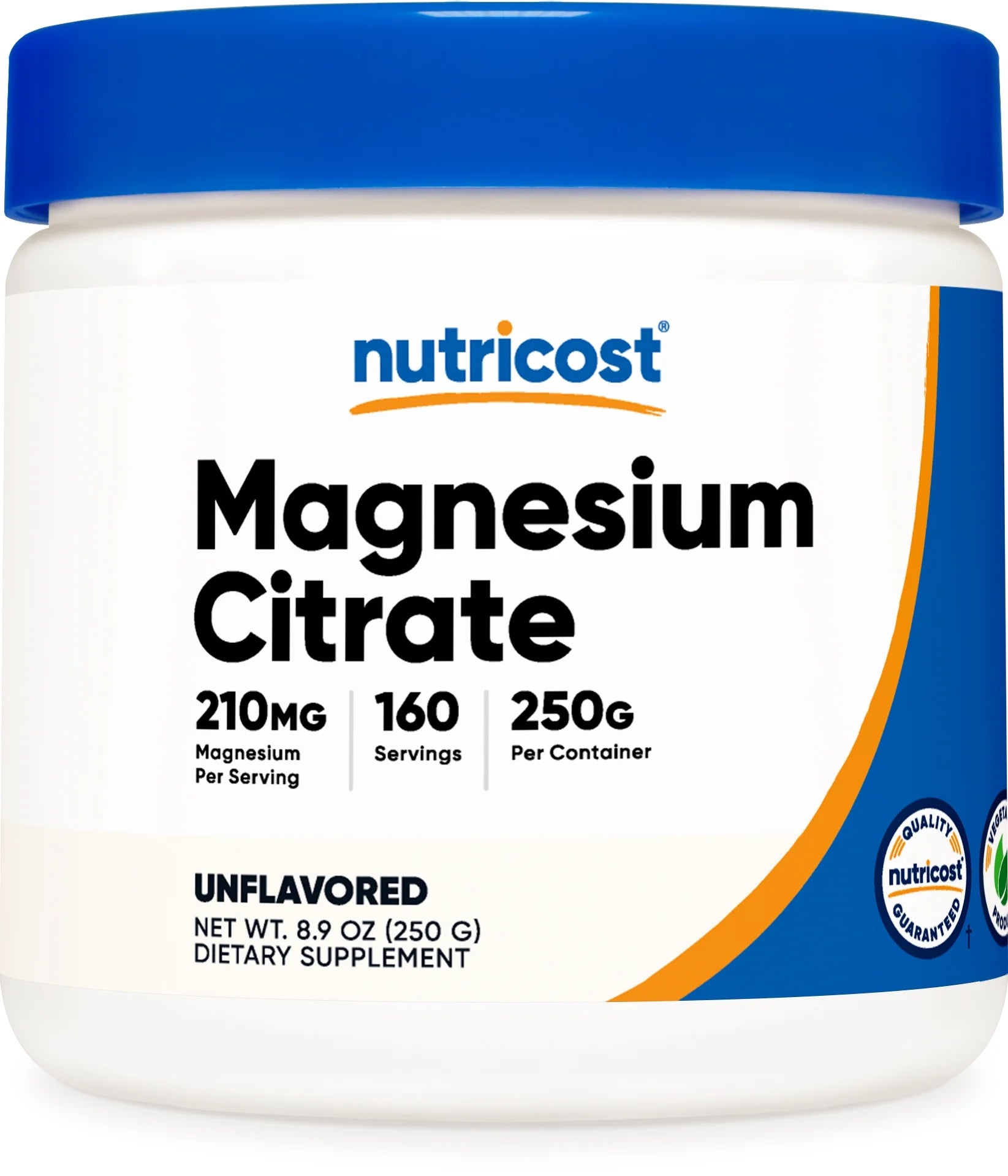 Magnesium Citrate Powder Supplement (250 Grams) Unflavored - Gluten Free & Non-Gmo