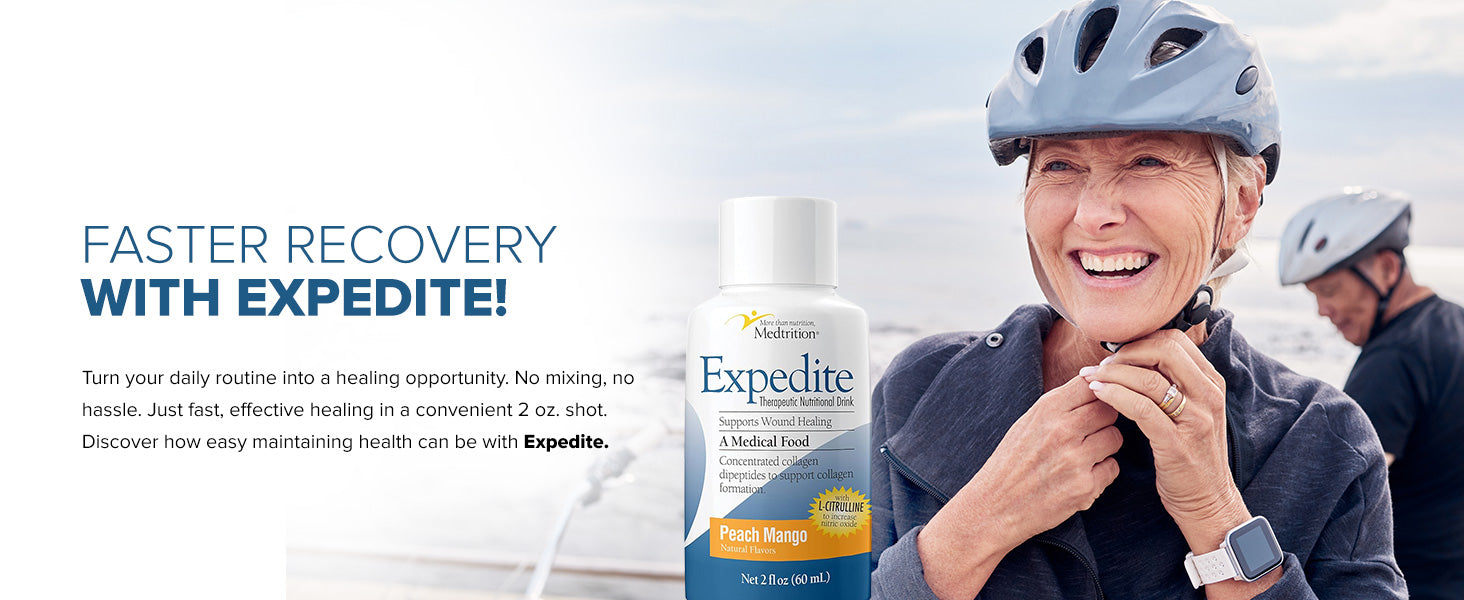 Oral Supplement Expedite Peach Mango Flavor Liquid 2 oz. Bottle