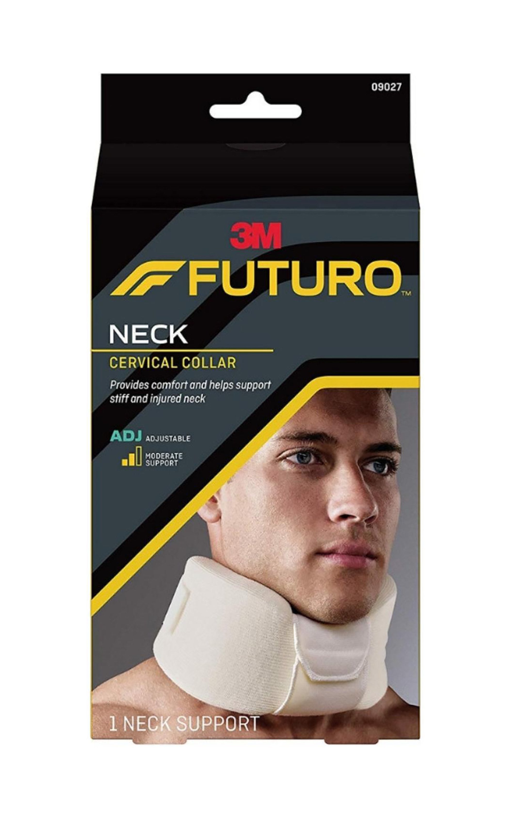 Cervical Collar 3M Futuro Moderate Support Adult One Size Fits Most One Piece / Chin Strap 2 1/2 to 5 Inch Height 11 to 20 Inch Circumference