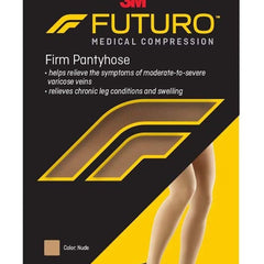 Compression Pantyhose 3M Futuro Waist High Medium Beige Closed Toe