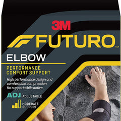 Elbow Support 3M Futuro One Size Fits Most Left or Right Elbow Black