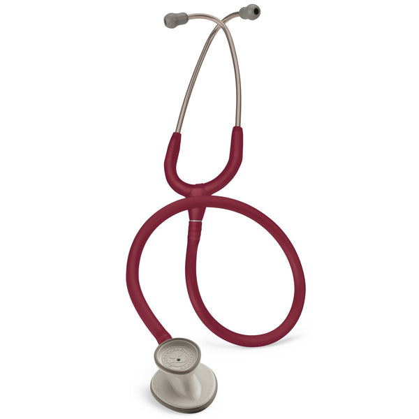 General Exam Stethoscope 3M Littmann Lightweight II S.E. Burgundy 1 Tube 28 Inch Tube Double Sided Chestpiece