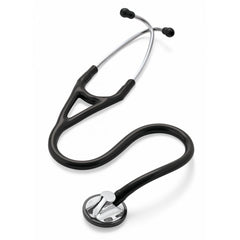 Cardiology Stethoscope 3M Littmann Master Cardiology Black 1 Tube 27 Inch Tube Single Sided Chestpiece