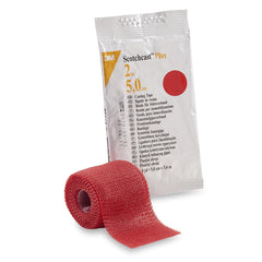 Cast Tape 3M Scotchcast Plus 2 Inch X 12 Foot Fiberglass / Resin Red