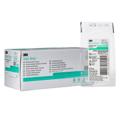 Skin Closure Strip Steri Strip 1/4 X 1 1/2 Inch Nonwoven Material Reinforced Strip White