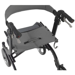 Drive Medical Nitro Rollator –  4-Wheel Walker with Seat & Storage Pouch (300 lb Capacity)