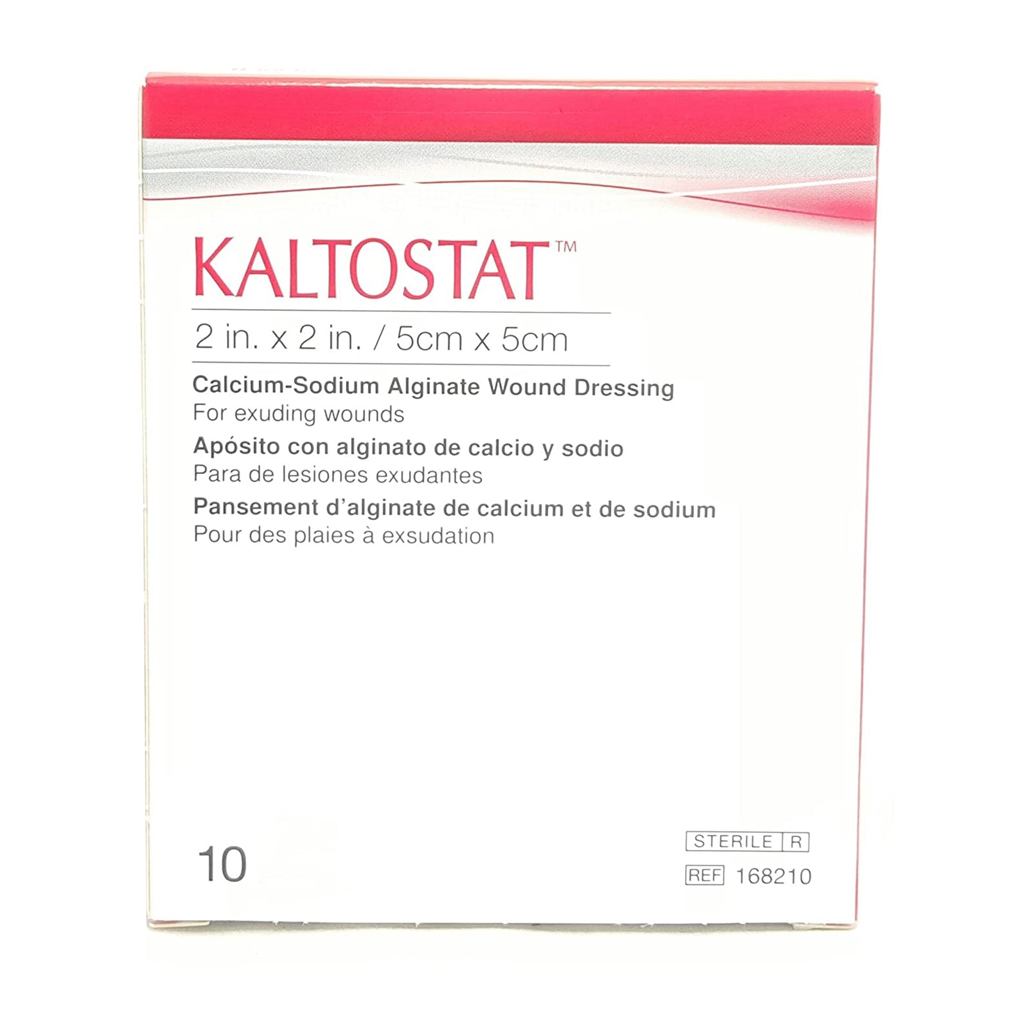 Alginate Dressing Kaltostat 2 X 2 Inch Square,Packaging Type- Box