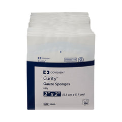 Gauze Sponge Curity 2 X 2 Inch 8-Ply Sterile 2 per Pack, Packaging Type- Case