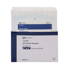 Nonwoven Sponge Curity 4 X 4 Inch 4-Ply Sterile 2 per Pack, Packaging Type- Case