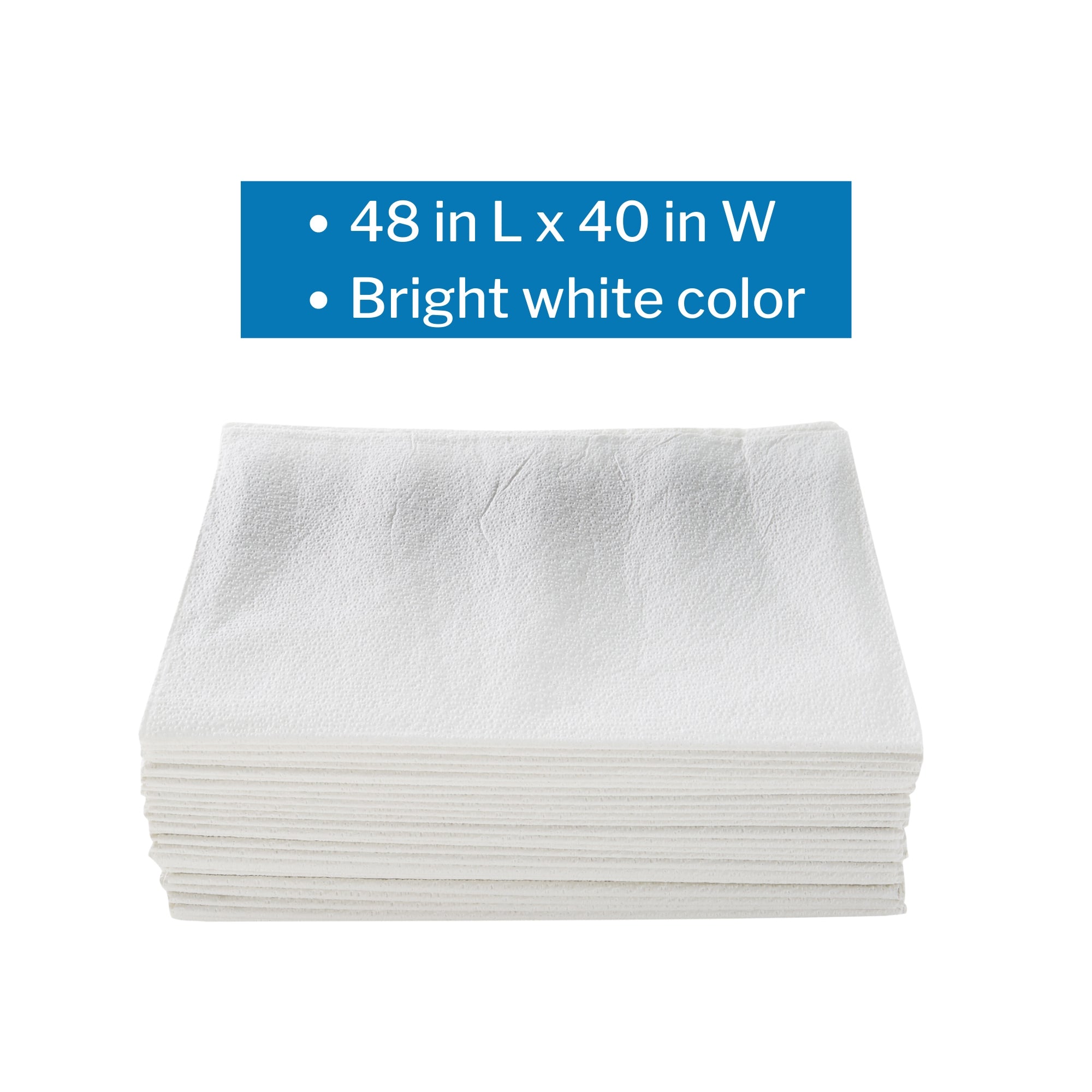 General Purpose Drape McKesson Physical Exam Drape 40 W X 48 L Inch NonSterile, Packaging Type- Case
